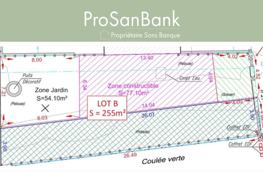 Terrain – 255m² – Fontenay-aux-Roses 92260