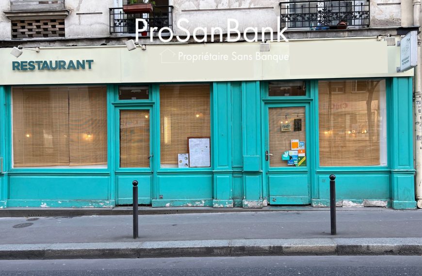 Fonds de commerce – 128 m² – Paris 13 75013